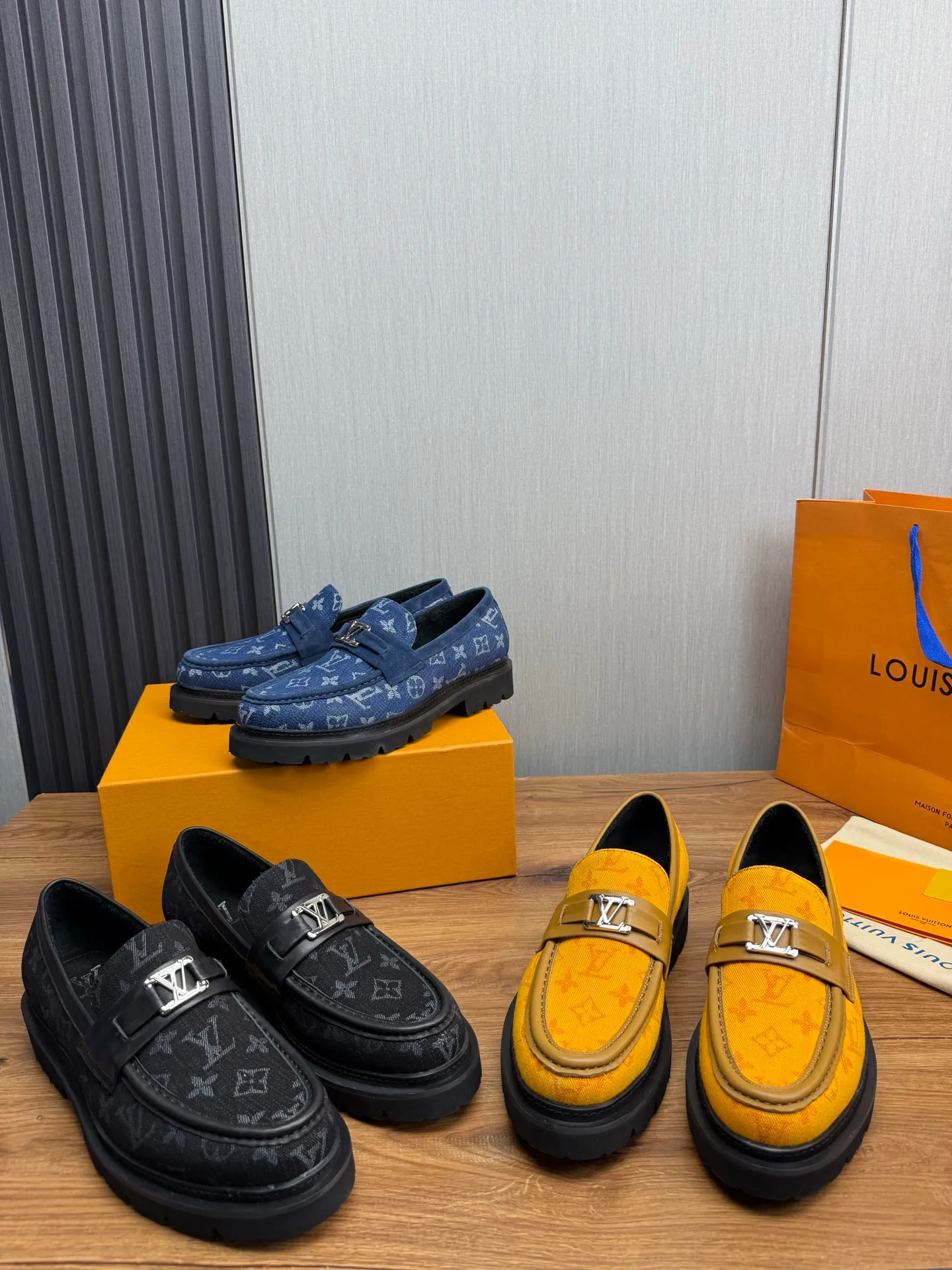 Factory 680💰 LV. Men's business casual leather shoes, all made of imported original brand leather, just to create a more comfortable wearing experience, original non-slip and wear-resistant outsole ✔️16-45 (38.45 non-returnable)